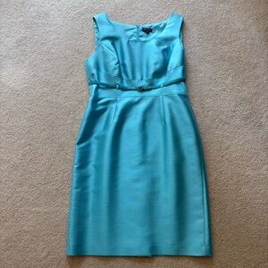 Tahari Blue Sleeveless Dress